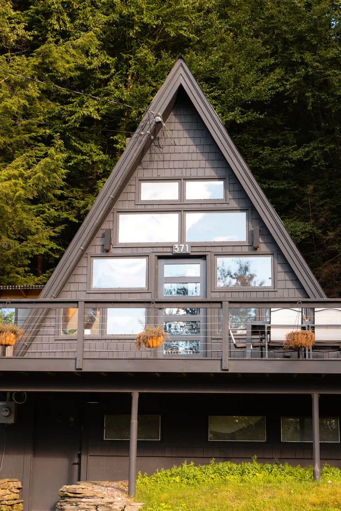 A-frame weekends among the pines