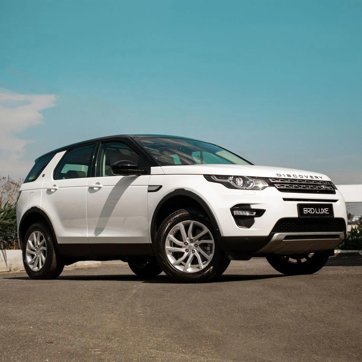 White compact luxury SUV