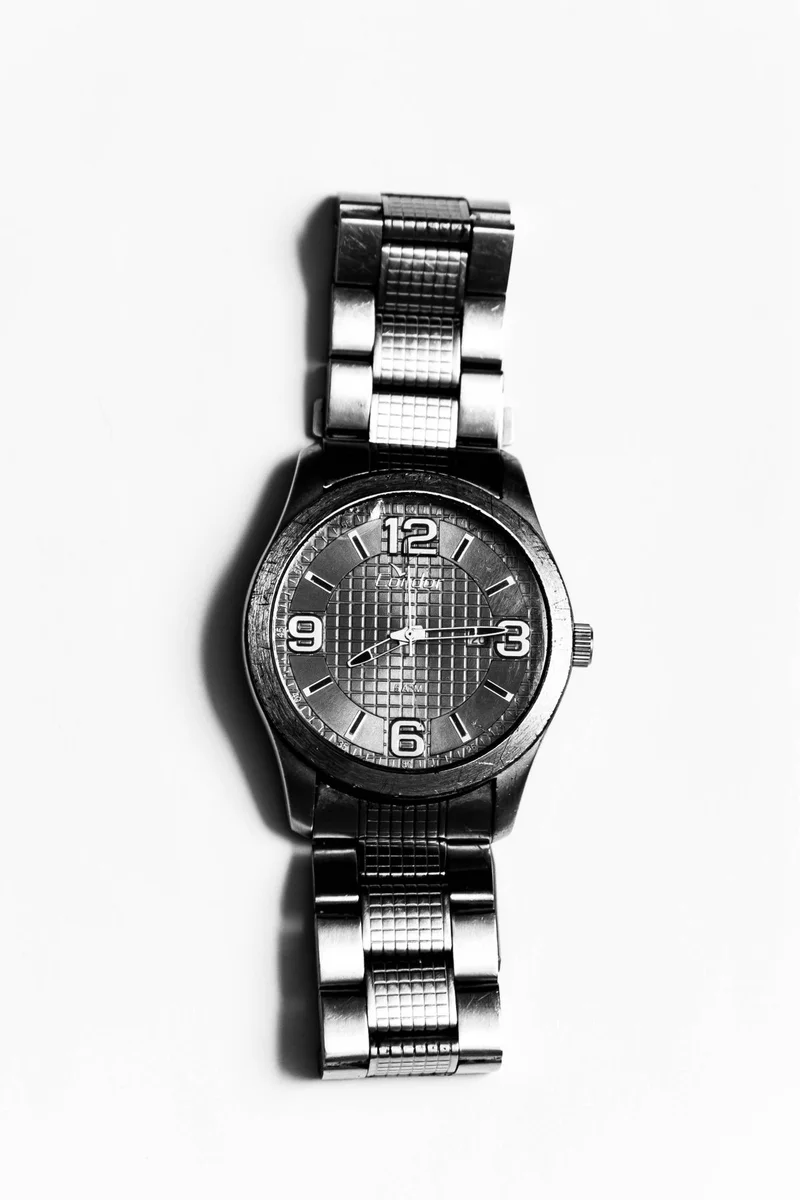 Black bracelet watch